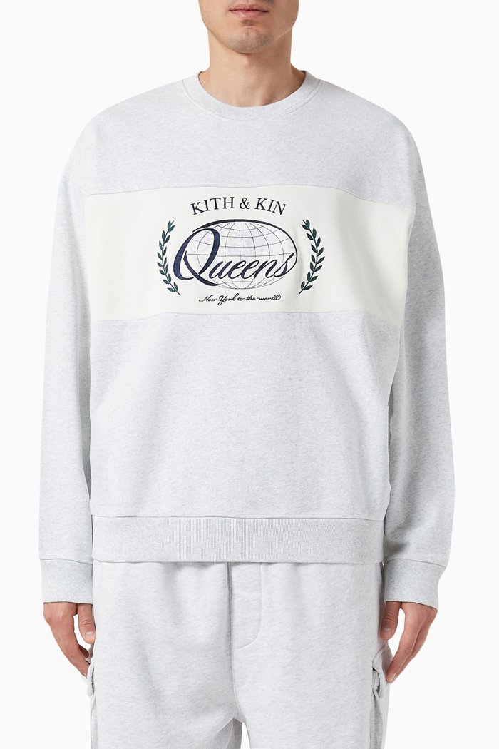 

Nelson Rugby Sweater in Cotton-fleece, Grey