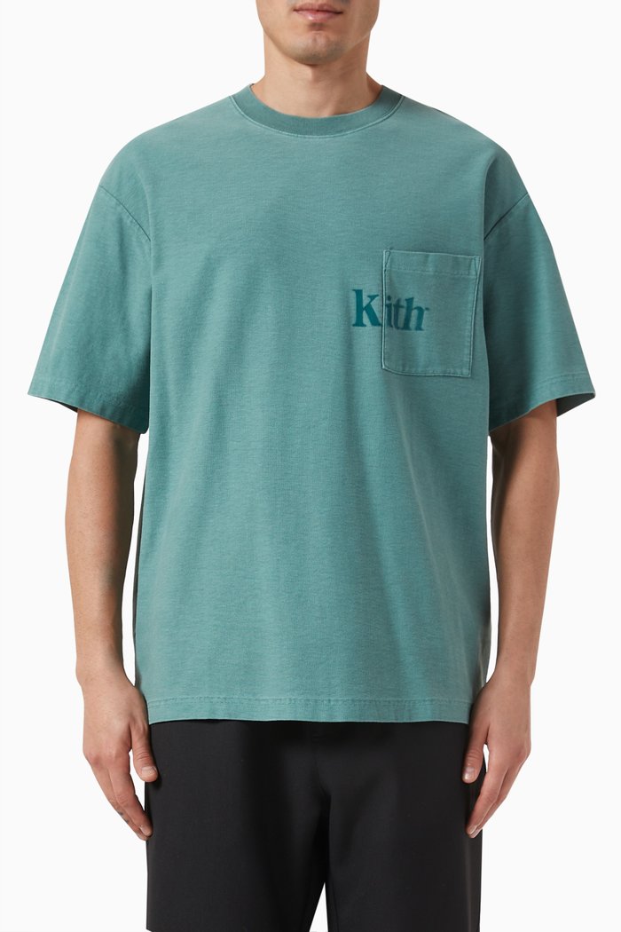 

Quinn Logo T-shirt in Cotton-jersey, Green