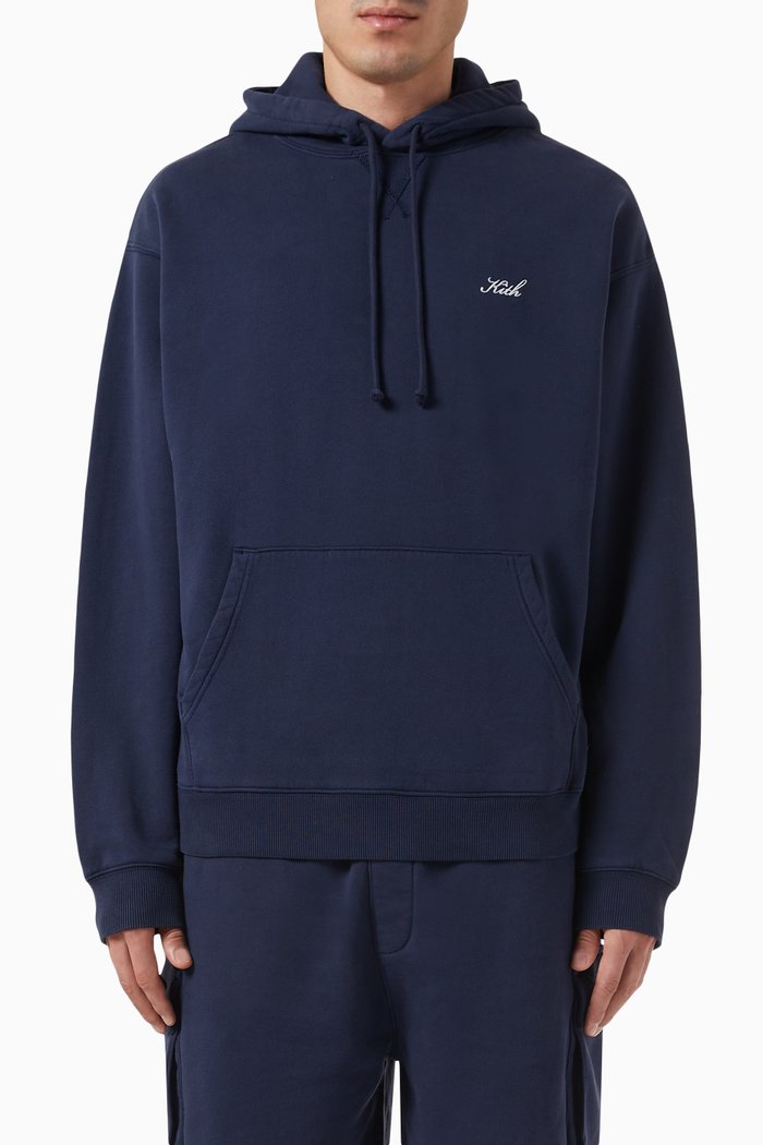 

Williams III Hoodie in Cotton-fleece, Blue