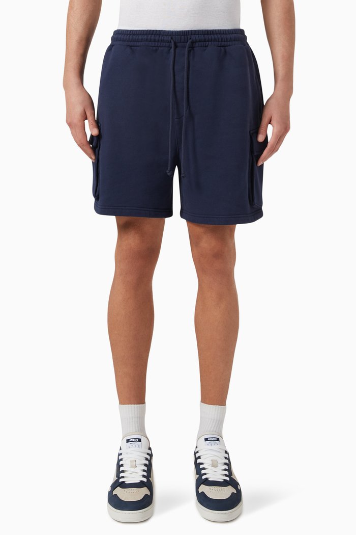 

Fairfax Cargo Shorts in Cotton-fleece, Blue