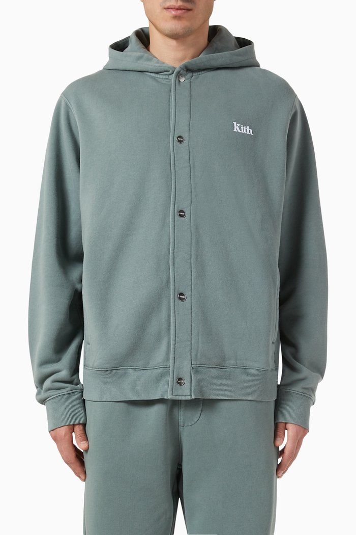 

Williams VI Hoodie in Cotton-fleece, Green
