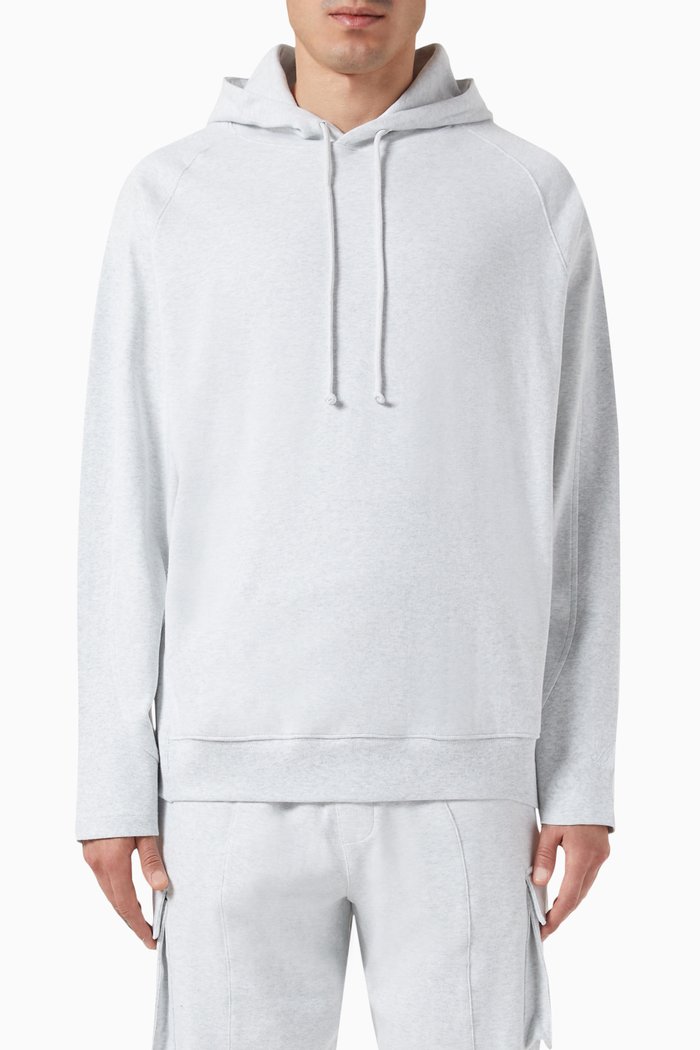 

Bleecker Hoodie in Cotton-blend Interlock, Grey