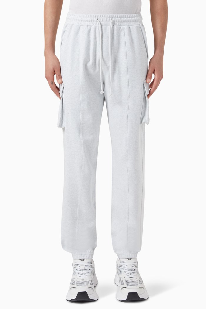

Senet II Cargo Pants in Cotton-blend Interlock, Grey