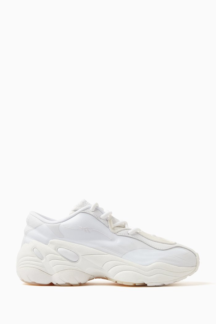 

DMX Run 6 Sneakers in Leather, White