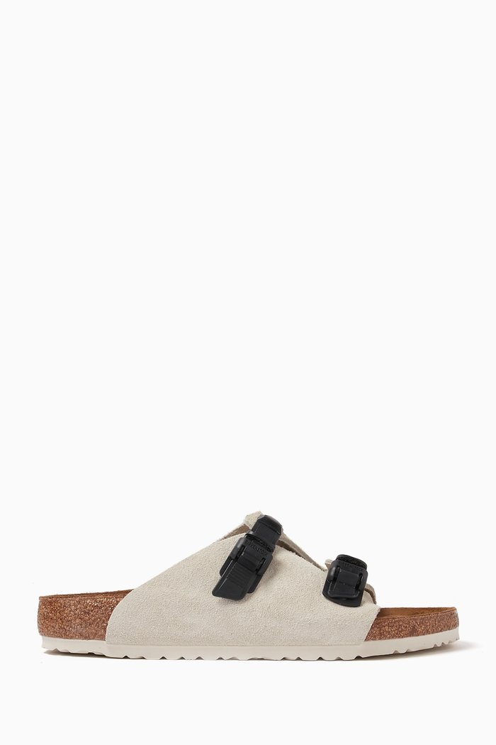 

Zürich Tech Sandals in Suede, Neutral