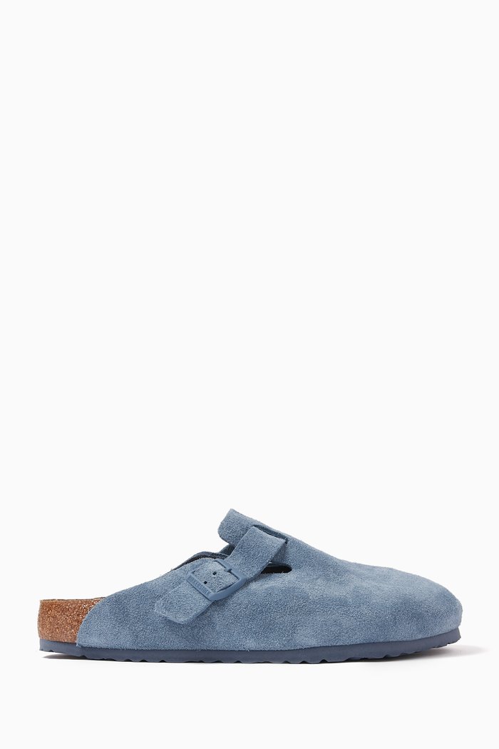 Boston VL Sandals in Suede, Blue