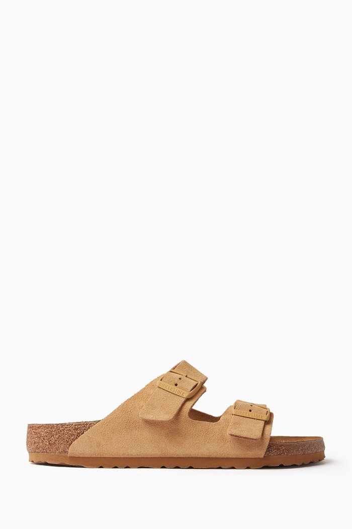 

Arizona Sandals in Suede, Neutral