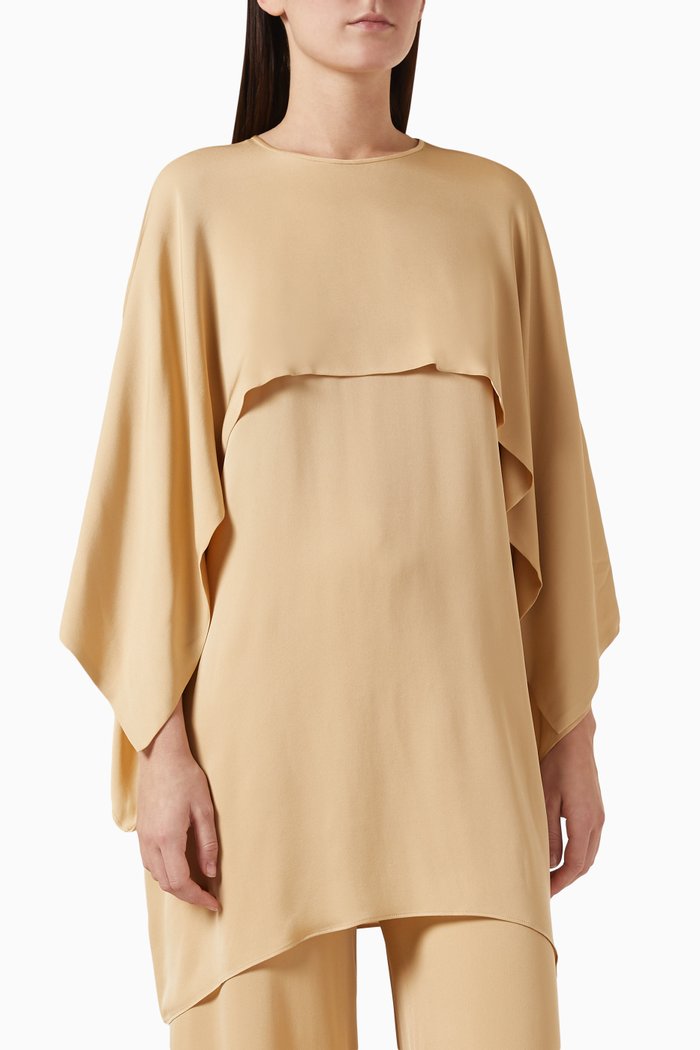 

Jessalyn Top in Charmeuse Silk, Yellow