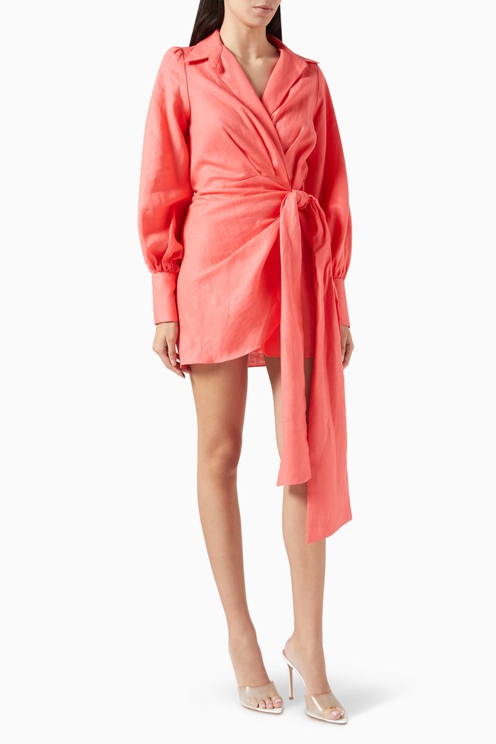 

Filosofia Mini Dress in Cotton, Orange