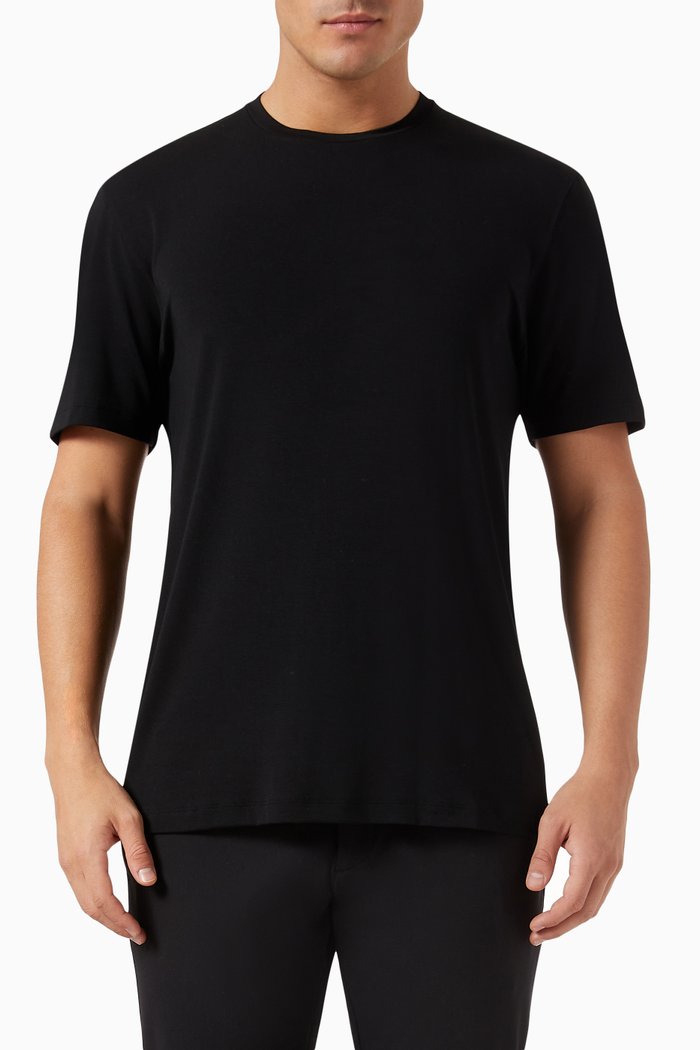 

Dorian T-shirt in Jersey-knit, Black
