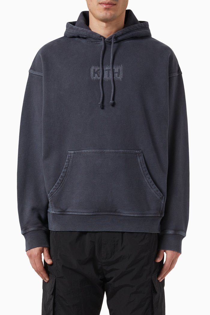 

Classic Logo Nelson Hoodie in Cotton-fleece, Black
