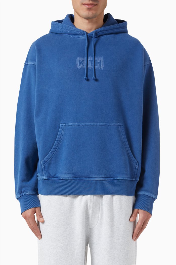 

Classic Logo Nelson Hoodie in Cotton-fleece, Blue