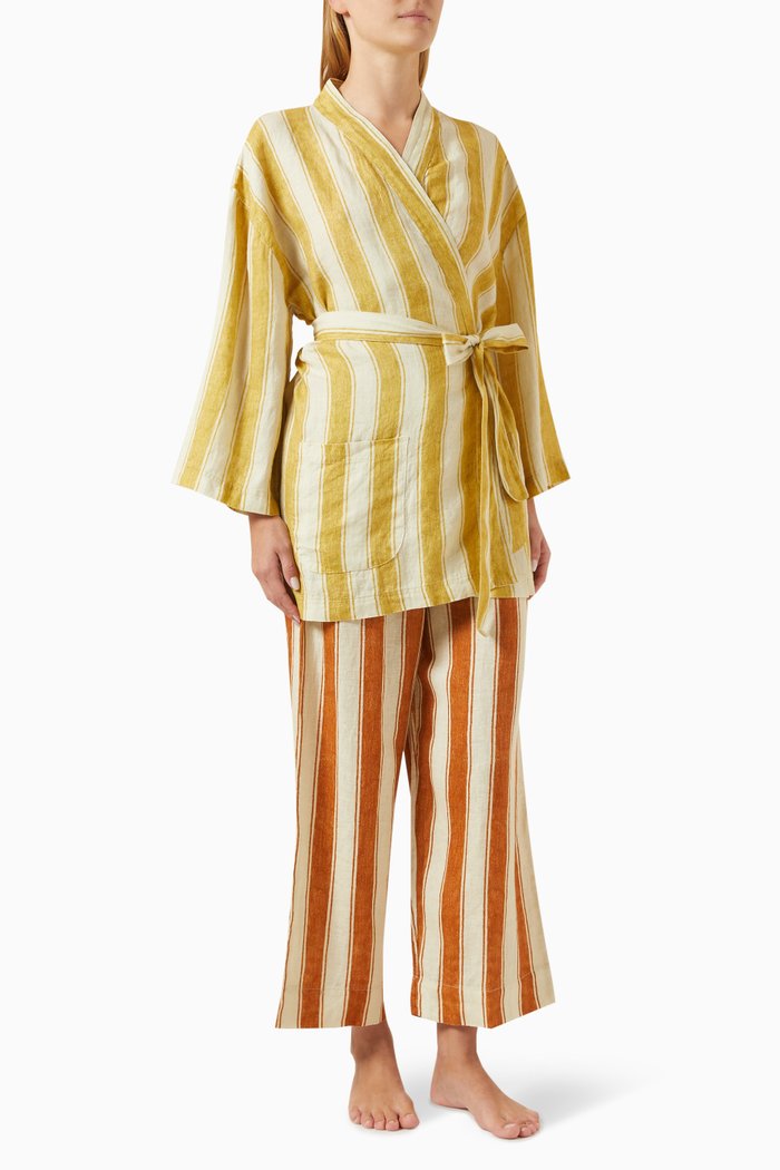 

Feluka Wrap Lounge Set in Linen, Gold