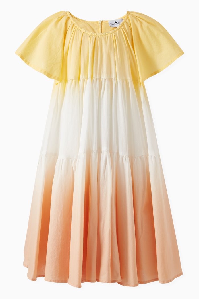

Lola Dress in Cotton, Orange