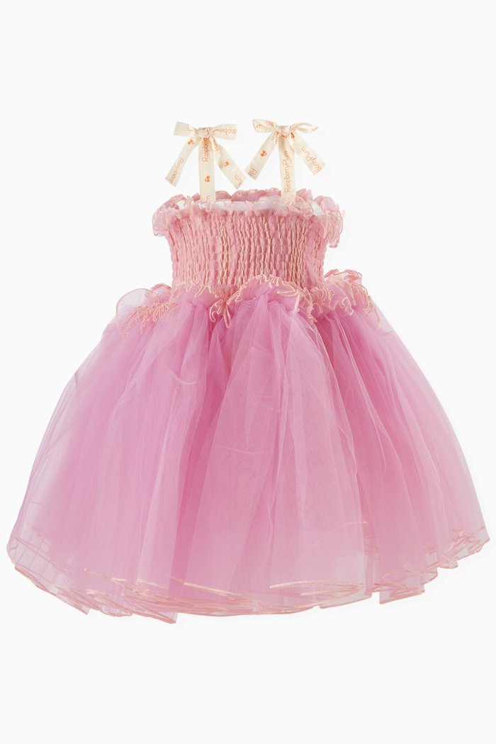 

Niklola Dress in Tulle, Pink
