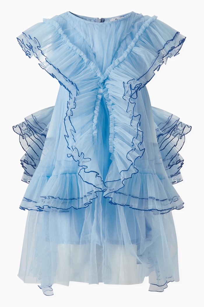 

Rosella Dress in Tulle, Blue