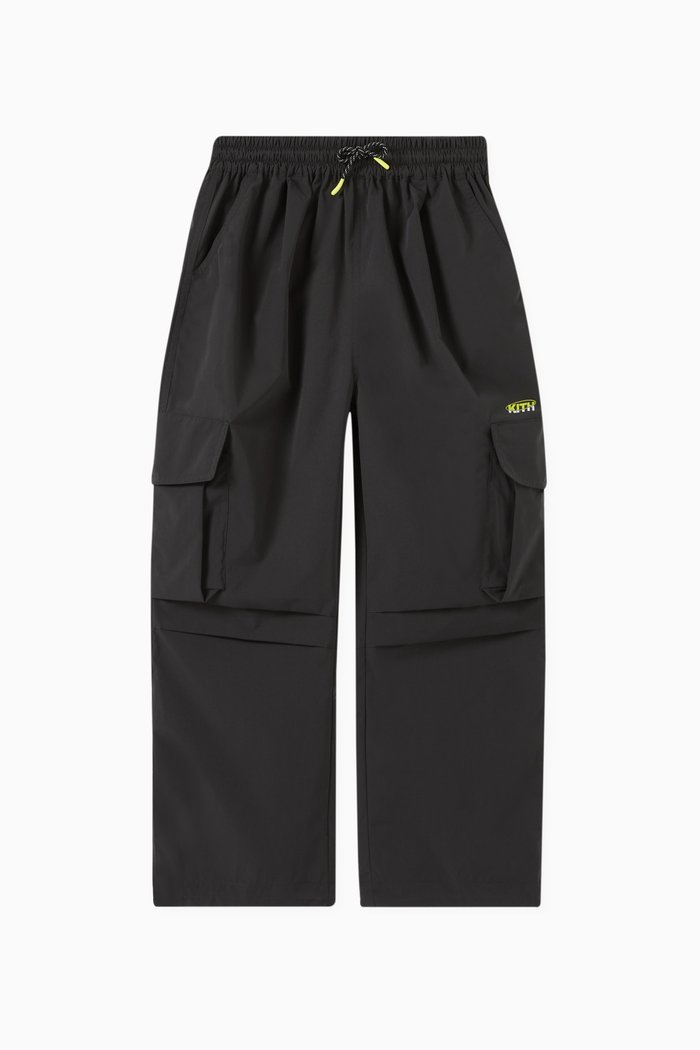 

Kids Parachute Pants, Black
