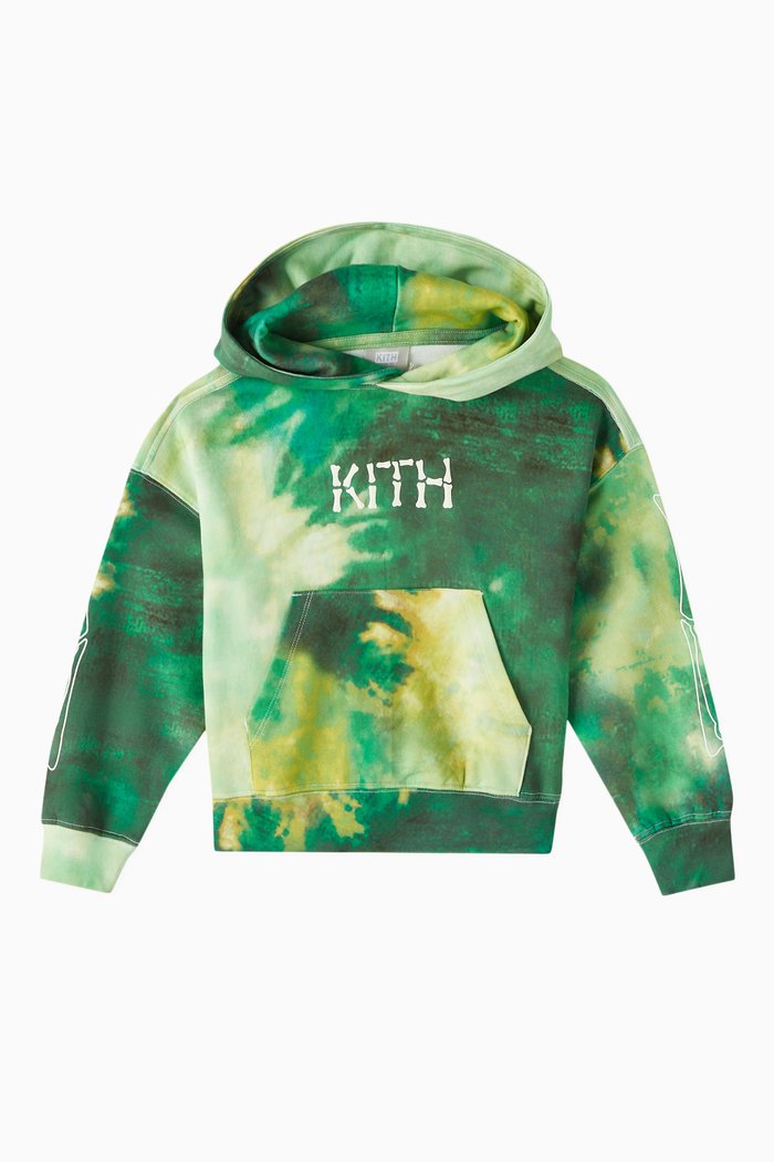 

Skeleton Hoodie in Cotton, Green
