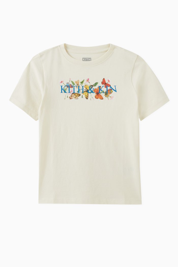 

Kith & Kin Butterfly Vintage T-shirt in Cotton, Neutral
