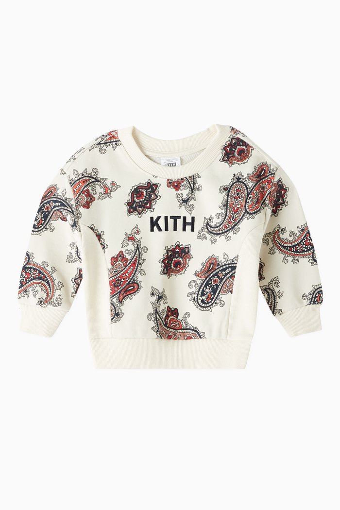 

Baby Paisley Sweatshirt in Cotton, Neutral