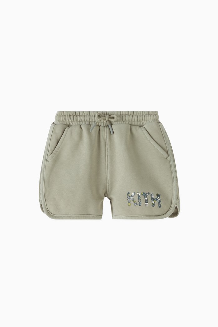 Baby Jordan Logo Shorts in Cotton, Grey