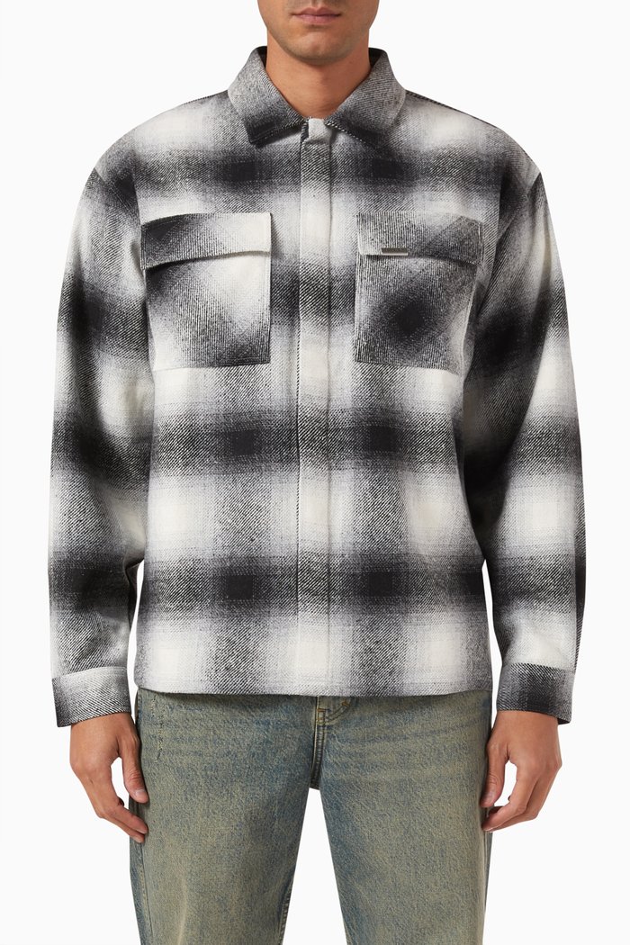 

Spirits of Summer Flannel Shirt, Black