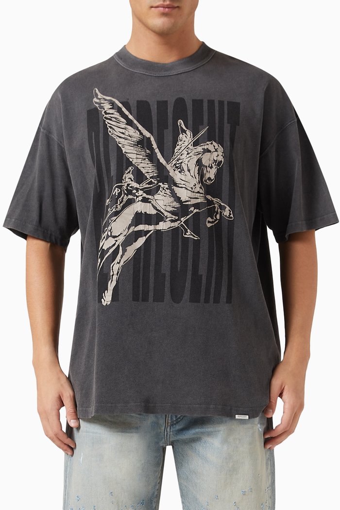

Spirits Mascot T-shirt in Cotton-jersey, Black