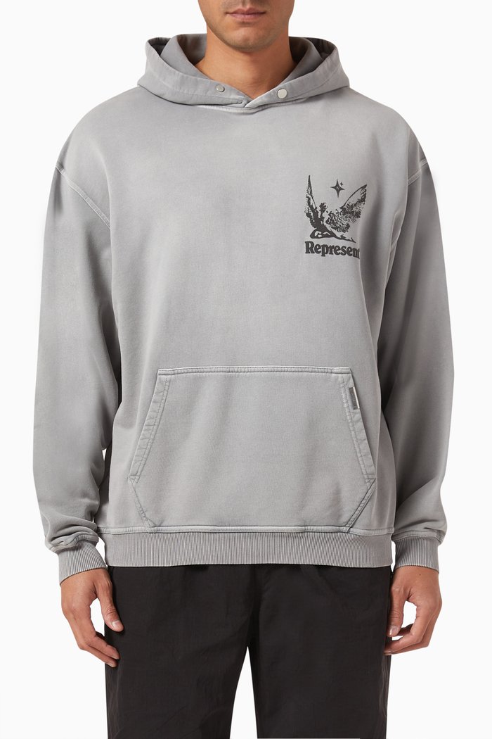 

Spirits of Summer Hoodie in Cotton, Multicolour