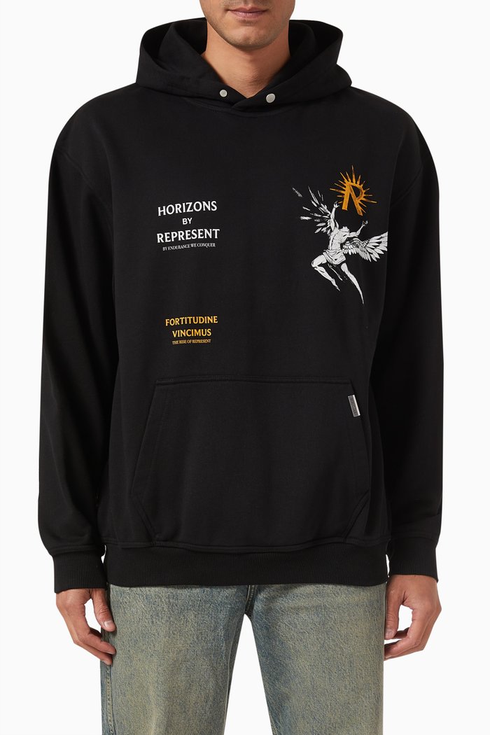 

Icarus Hoodie in Loopback Jersey, Black