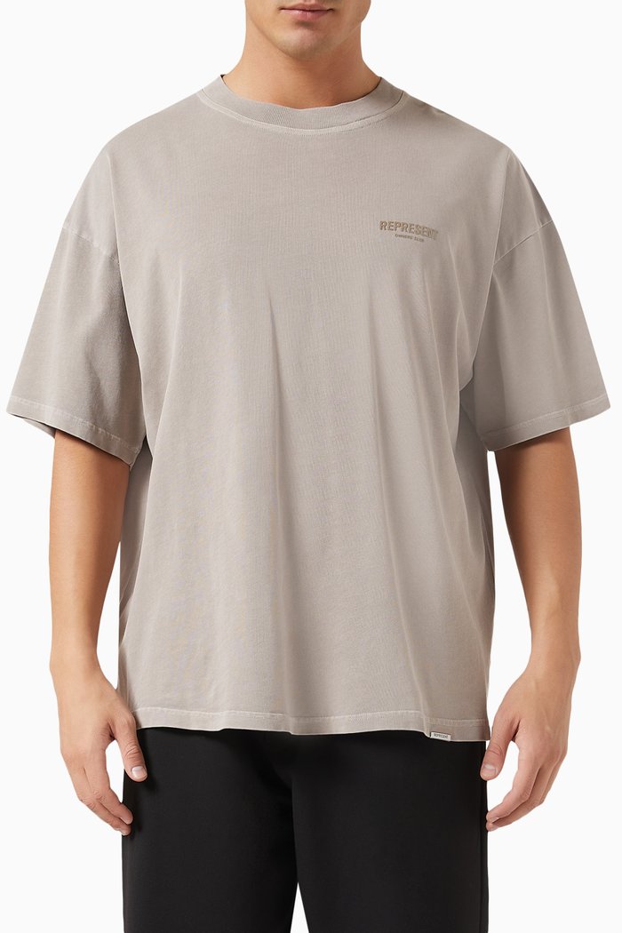 

Owners Club Logo T-shirt in Cotton-jersey, Neutral