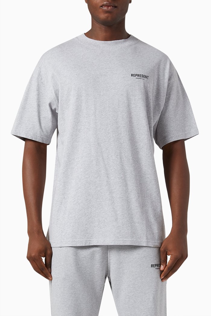 

Owners Club Logo T-shirt in Cotton-jersey, Grey