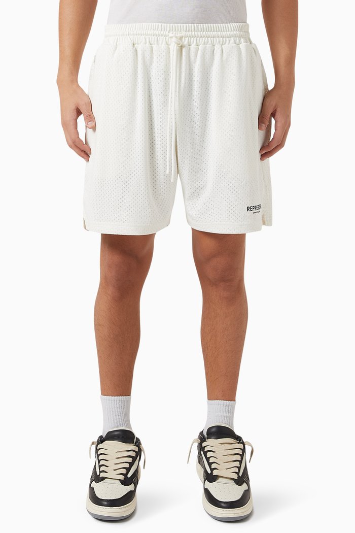 

Owners Club Shorts in Mesh, White