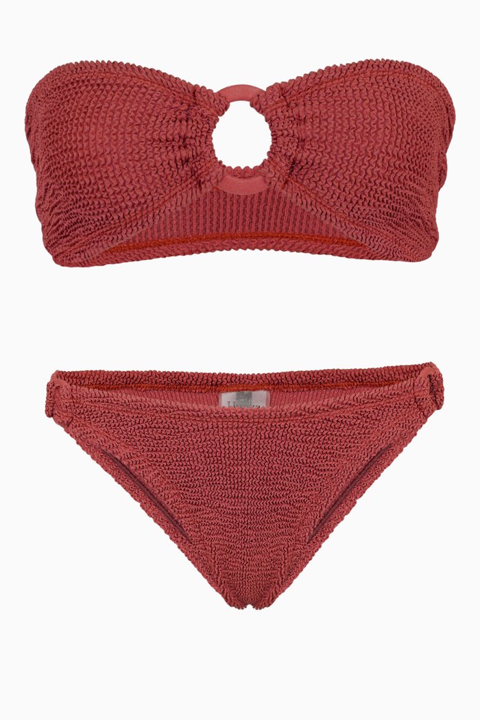 

Gloria Bandeau Bikini Set in Original Crinkle™, Orange