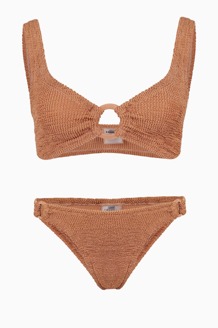 

Hallie Bikini Set in Original Crinkle™, Brown