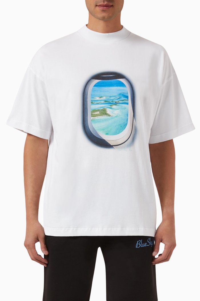 

Jet Island T-Shirt in Organic Cotton, White