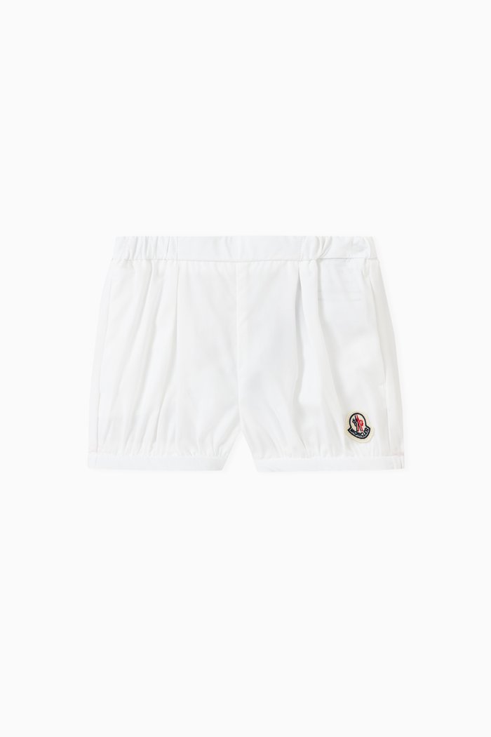 

Logo-patch Shorts, White