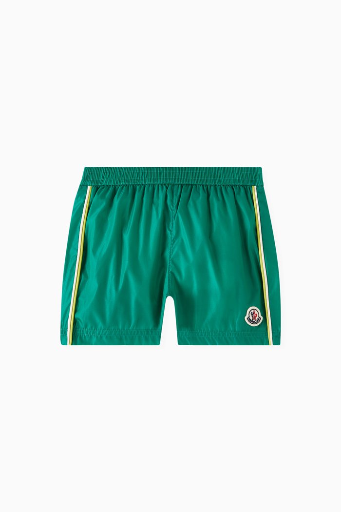 

Logo Swim Shorts in Nylon, Green