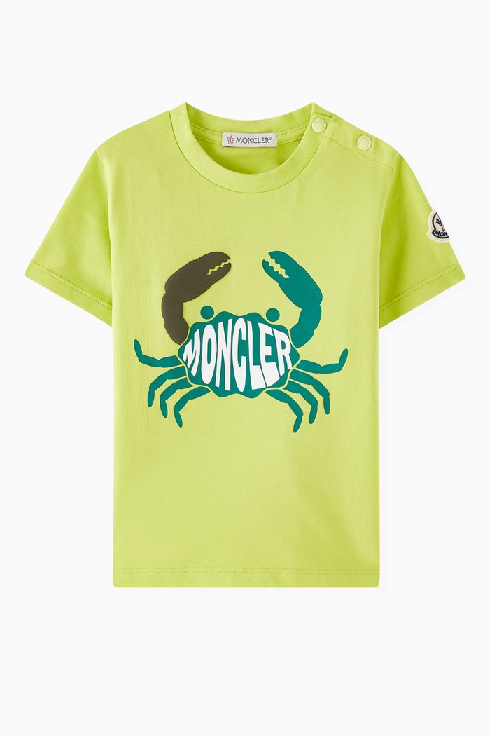 

Graphic Logo T-shirt in Cotton Jersey, Yellow