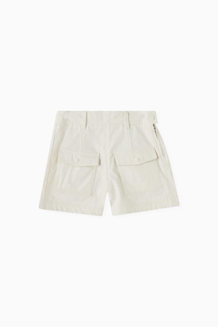 

Cargo Shorts in Cotton-blend, White