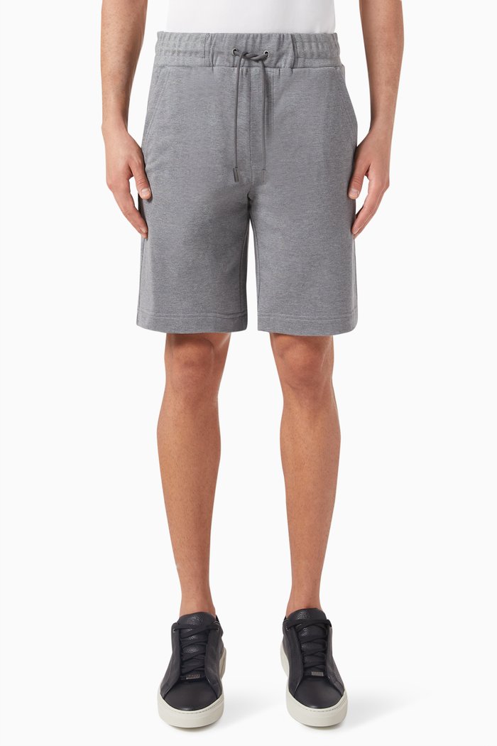 

Regular-fit Shorts in Cotton, Silver