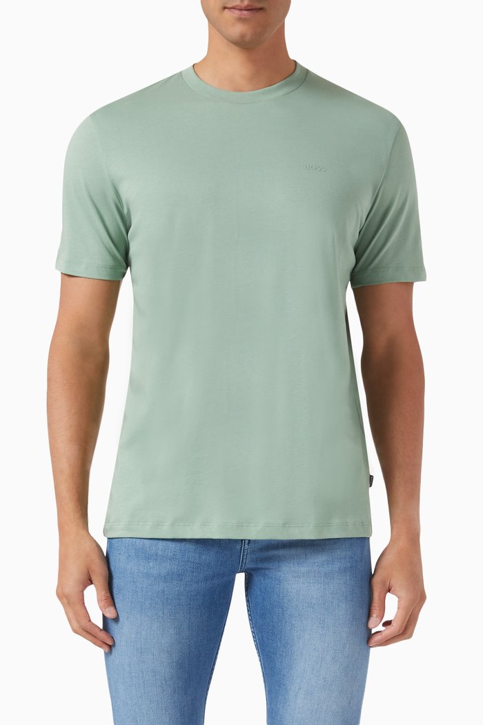 

Logo T-shirt in Cotton-jersey, Green