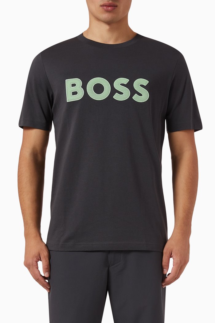 

Logo T-shirt in Cotton Jersey, Black