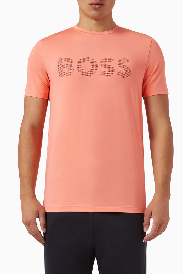 

Logo T-shirt in Performance Stretch Jersey, Red