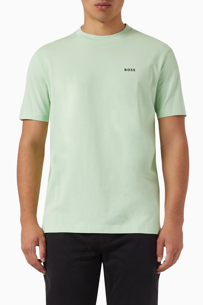 

Logo T-shirt in Stretch Cotton, Green