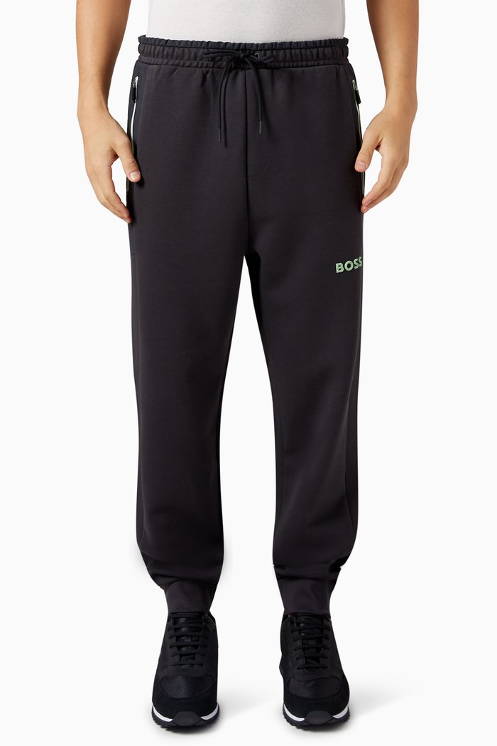 

Hadiko Logo Sweatpants in Cotton-blend, Black
