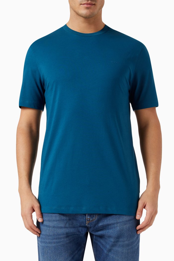 

Thompson T-shirt in Cotton-jersey, Blue