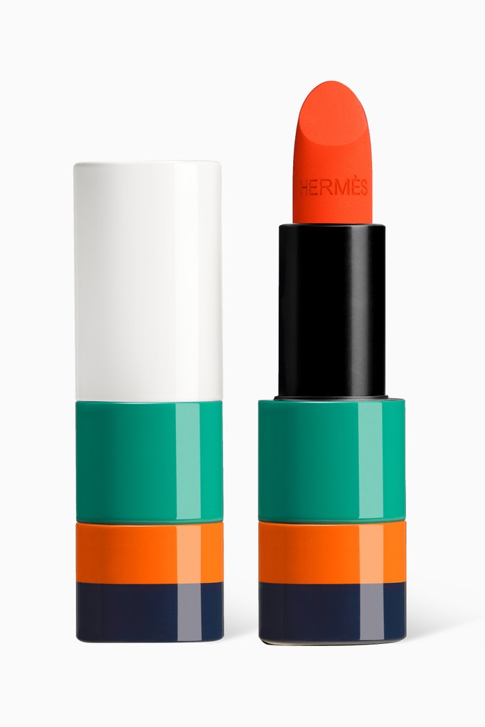 

44 Orange Neon H Rouge Hermes Matte Lipstick, 3.5g, Colourless