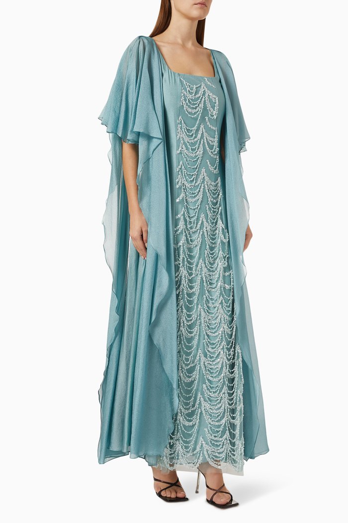 

Amaya Embellished Maxi Dress, Blue