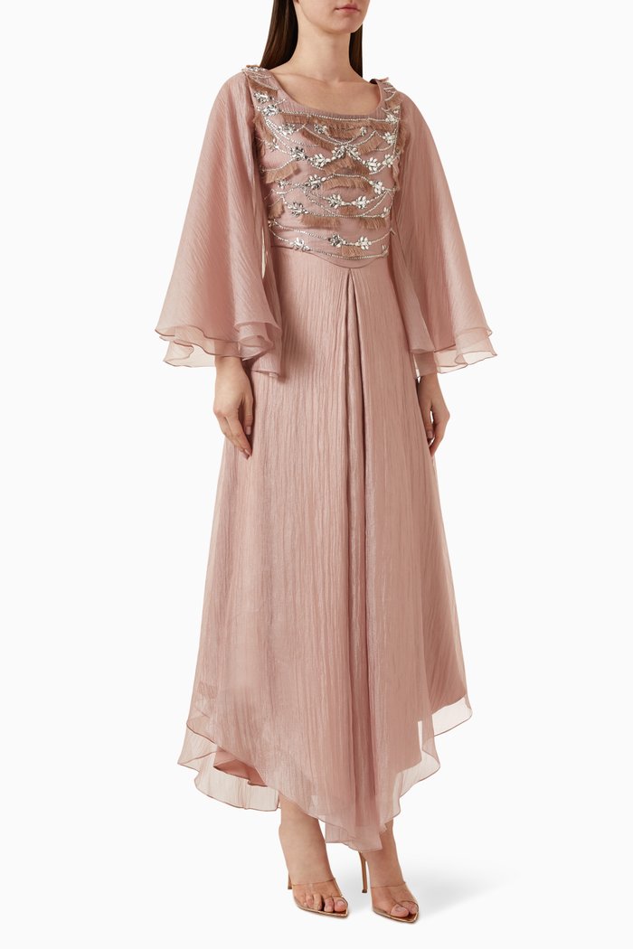 

Mid Embellished Maxi Dress, Pink