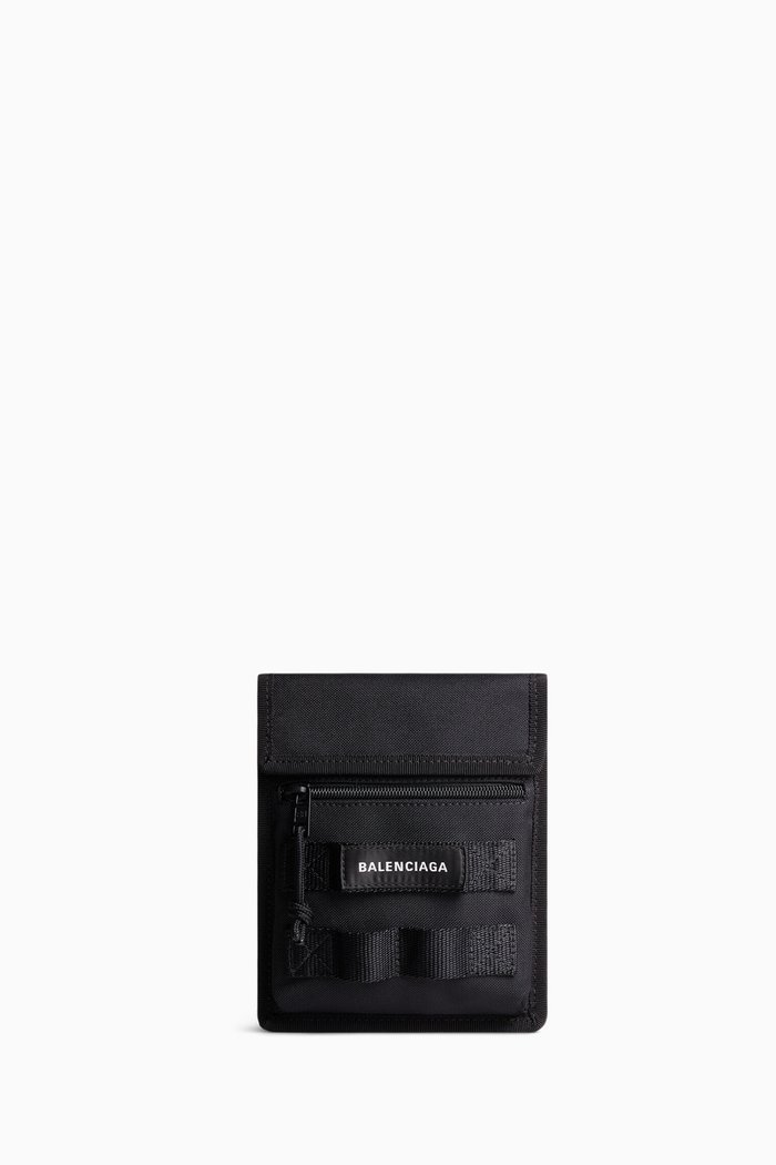 Army Small Pouch in Recycled Nylon, Black
